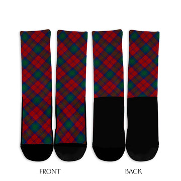 Auchinleck Tartan Crew Socks Cross Tartan Style