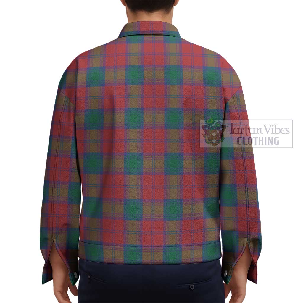 Tartan Vibes Clothing Auchinleck Tartan Unisex Lapel Cotton Jacket