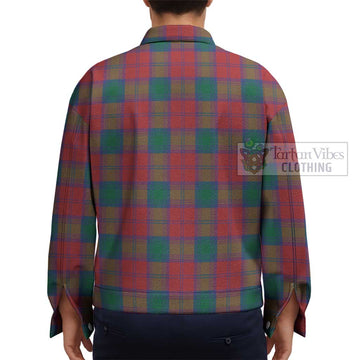 Auchinleck (Affleck) Tartan Unisex Lapel Cotton Jacket