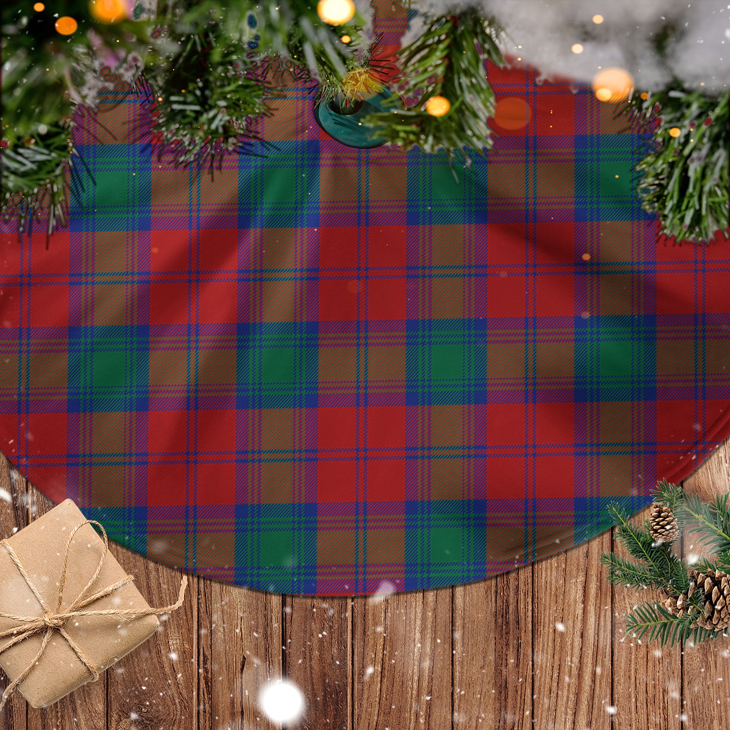 Auchinleck Tartan Christmas Tree Skirt - Tartanvibesclothing