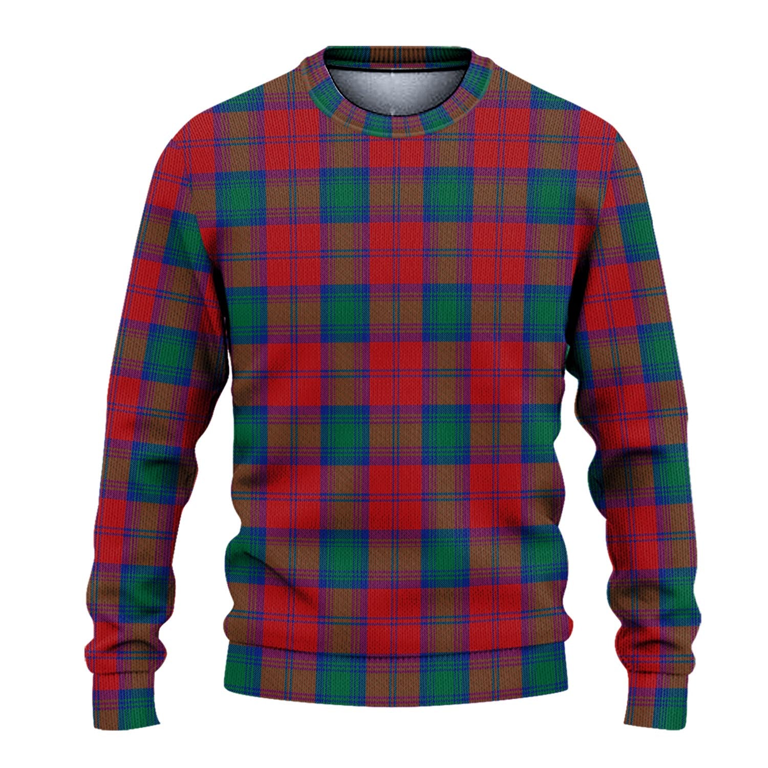 Auchinleck Tartan Knitted Sweater - Tartanvibesclothing