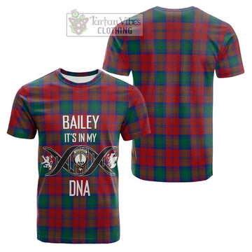 Auchinleck (Affleck) Tartan Cotton T-shirt with Family Crest DNA In Me Style Kid's Shirt - Tartan Vibes Clothing
