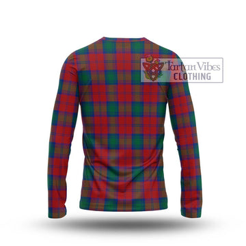 Auchinleck (Affleck) Tartan Long Sleeve T-Shirt with Family Crest DNA In Me Style - Tartan Vibes Clothing