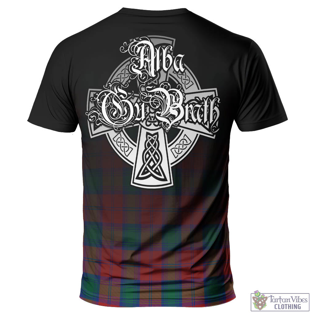 Tartan Vibes Clothing Auchinleck Tartan T-Shirt Featuring Alba Gu Brath Family Crest Celtic Inspired