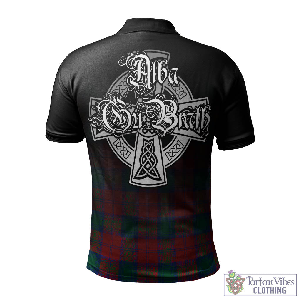 Tartan Vibes Clothing Auchinleck Tartan Polo Shirt Featuring Alba Gu Brath Family Crest Celtic Inspired