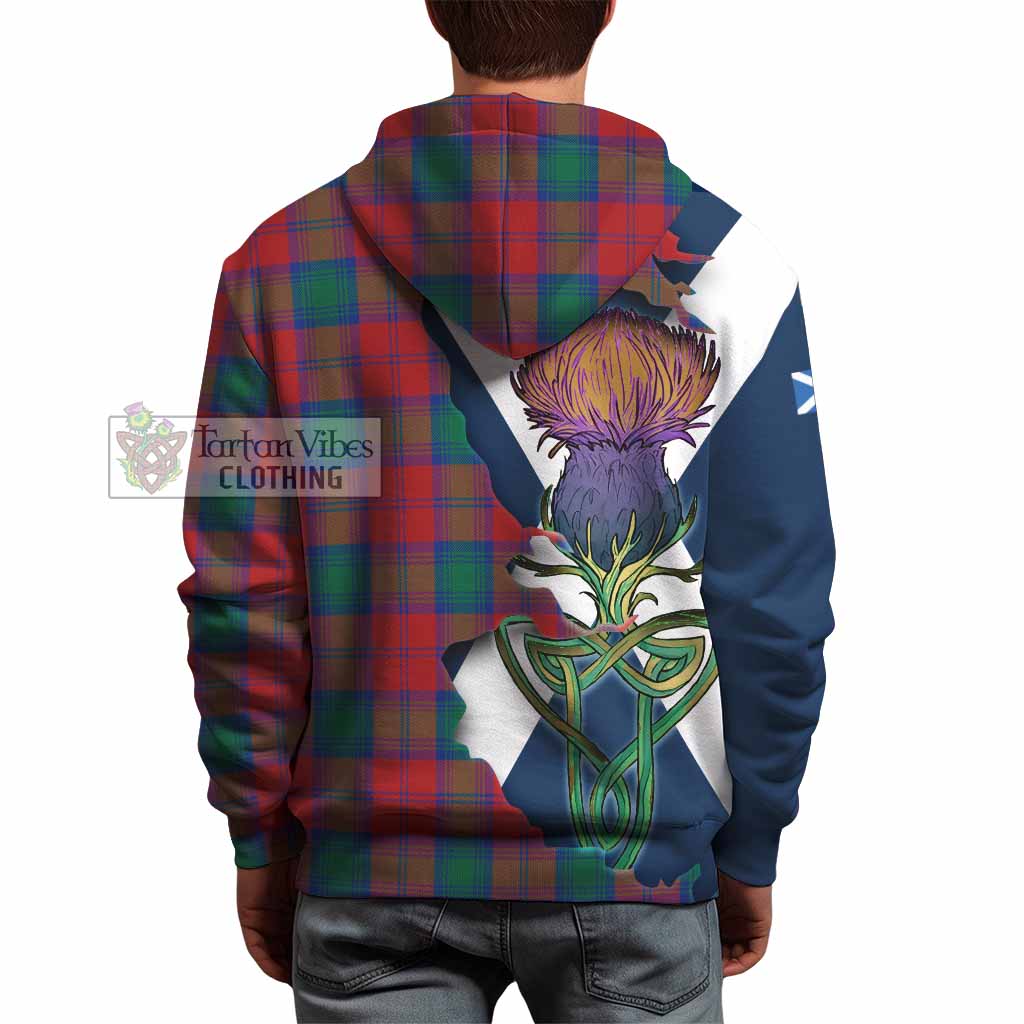 Auchinleck (Affleck) Tartan Family Crest Hoodie Scottish Thistle Celtic Inspired - Tartan Vibes Clothing