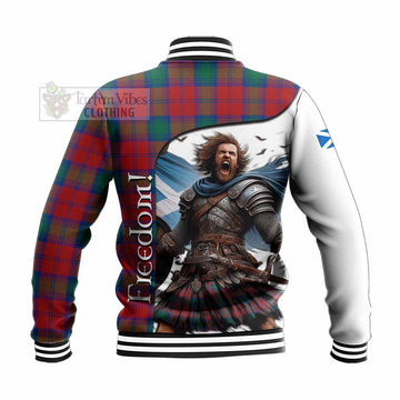 Auchinleck (Affleck) Crest Tartan Baseball Jacket Inspired by the Freedom of Scottish Warrior - Tartan Vibes Clothing