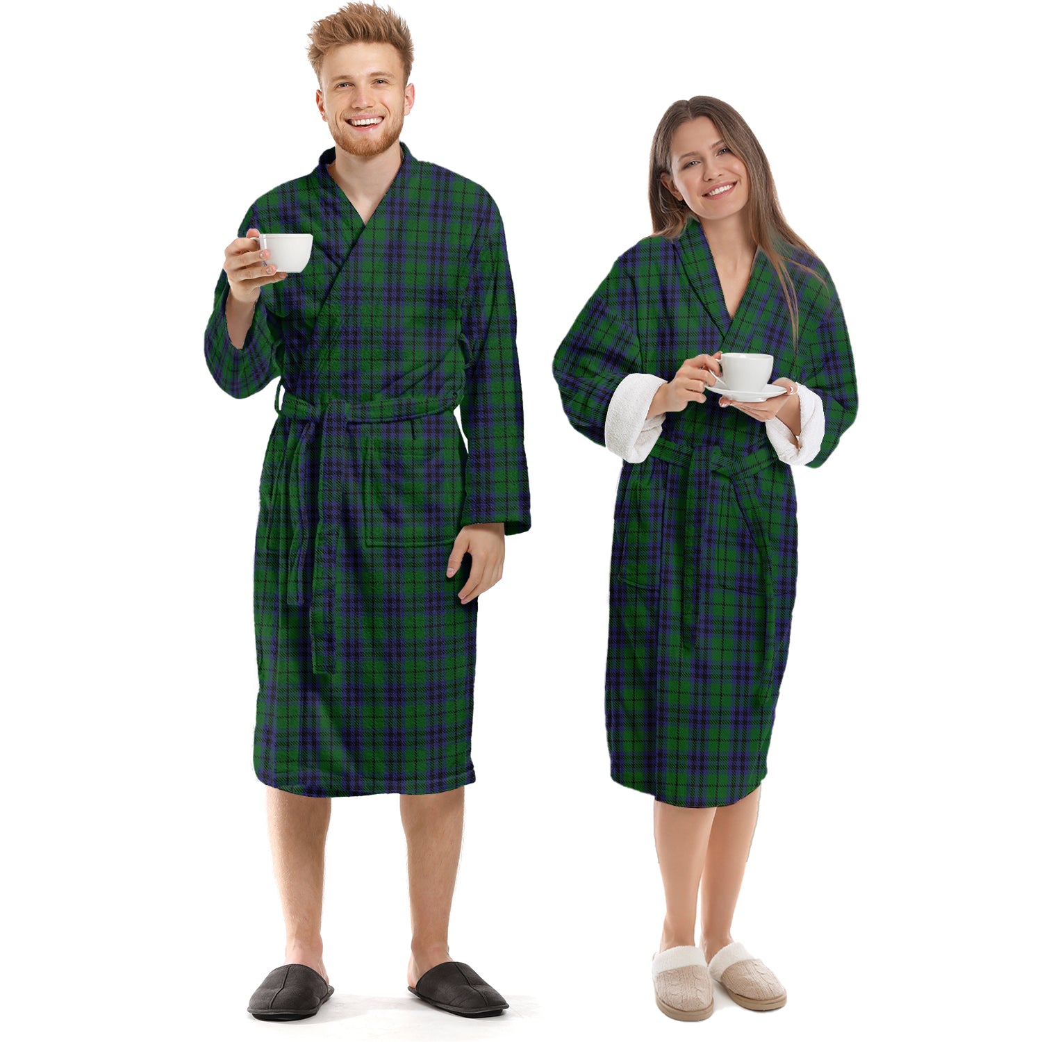 Austin Tartan Bathrobe Universal Fit - Tartanvibesclothing