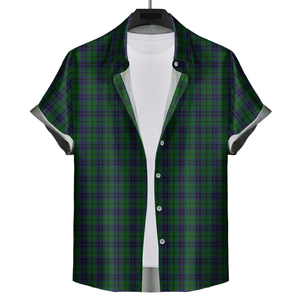 Austin Tartan Short Sleeve Button Down Shirt - Tartanvibesclothing