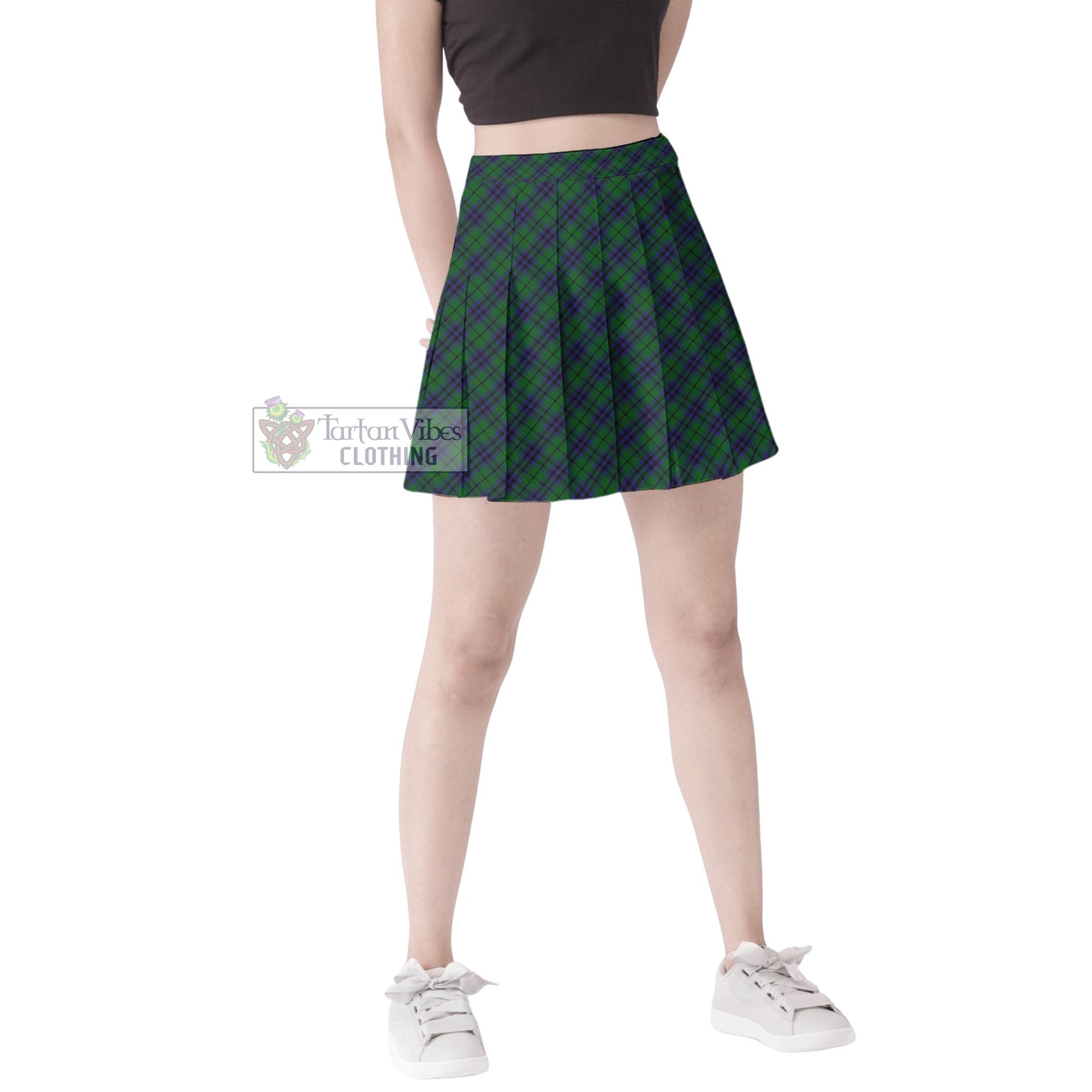 Tartan Vibes Clothing Austin Tartan Women's Plated Mini Skirt