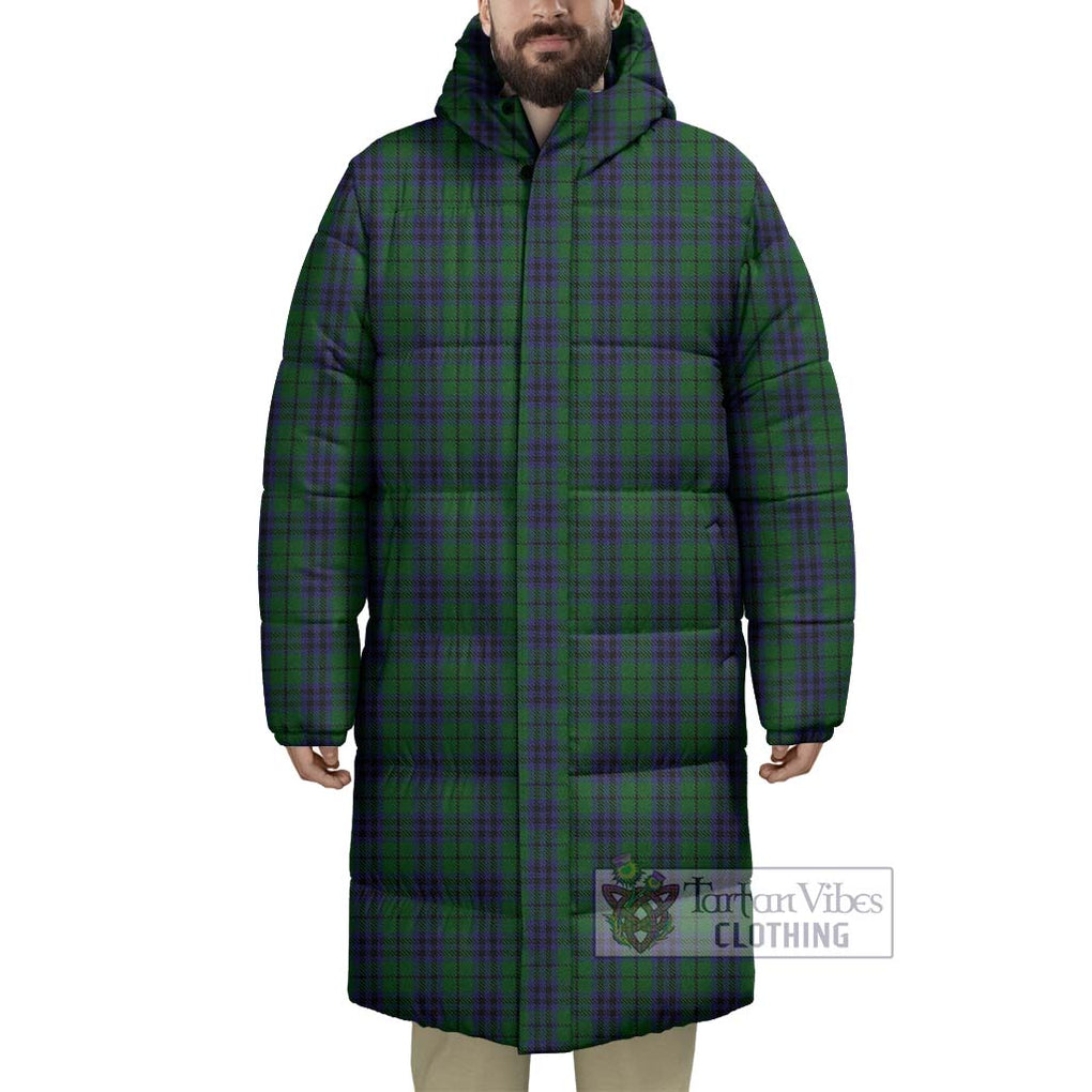 Tartan Vibes Clothing Austin Tartan Long Down Jacket