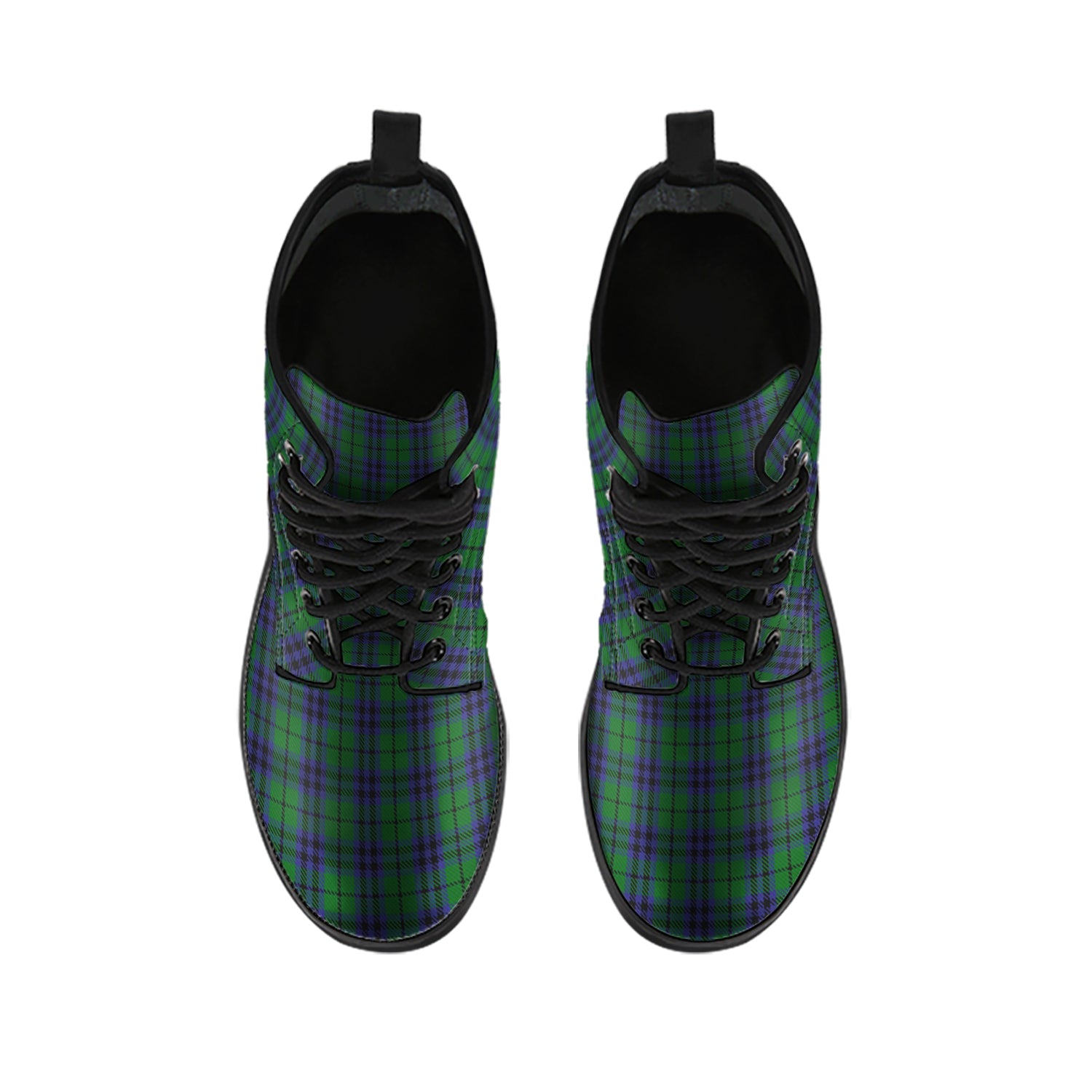 Austin Tartan Leather Boots - Tartanvibesclothing