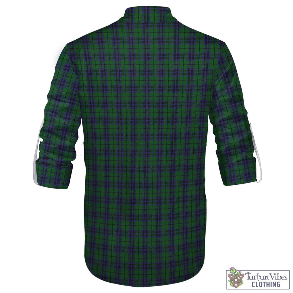 Tartan Vibes Clothing Austin Tartan Men's Scottish Traditional Jacobite Ghillie Kilt Shirt