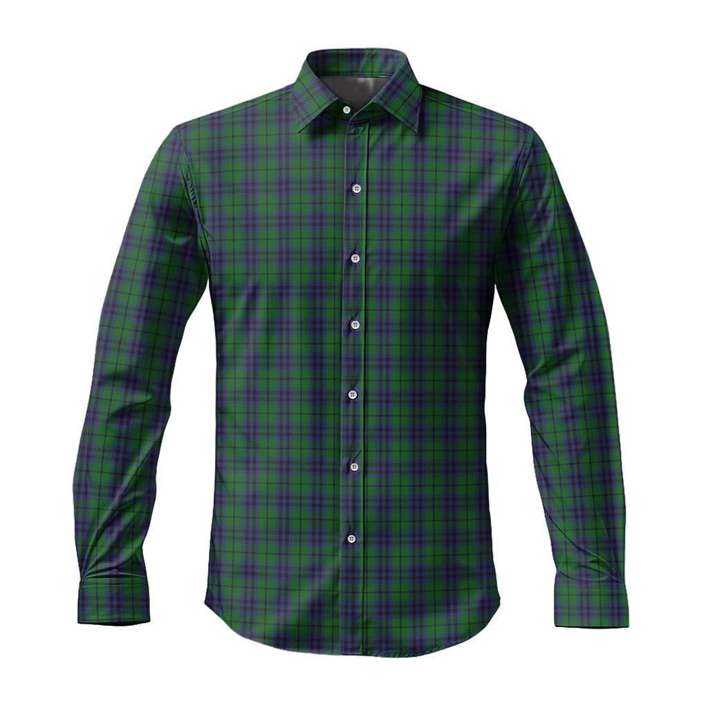 Austin Tartan Long Sleeve Button Up Shirt - Tartanvibesclothing