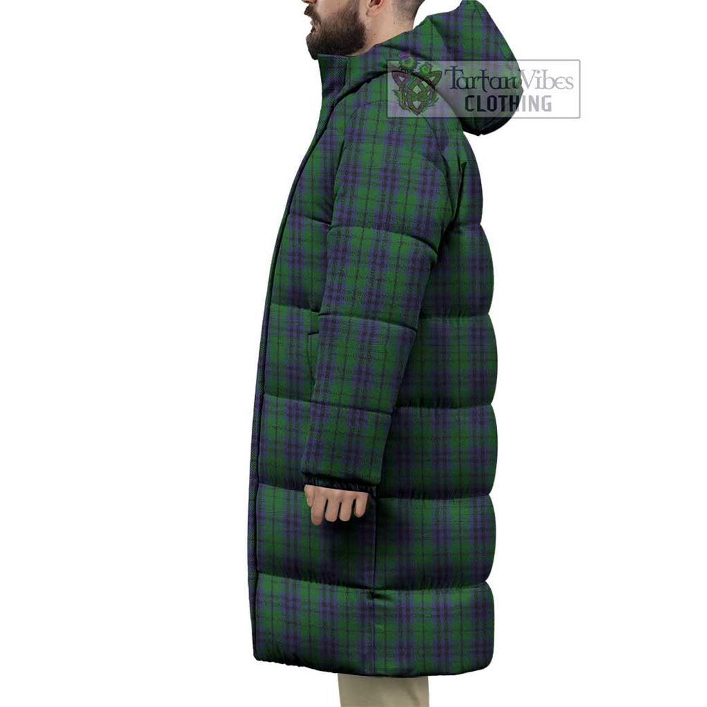 Tartan Vibes Clothing Austin Tartan Long Down Jacket