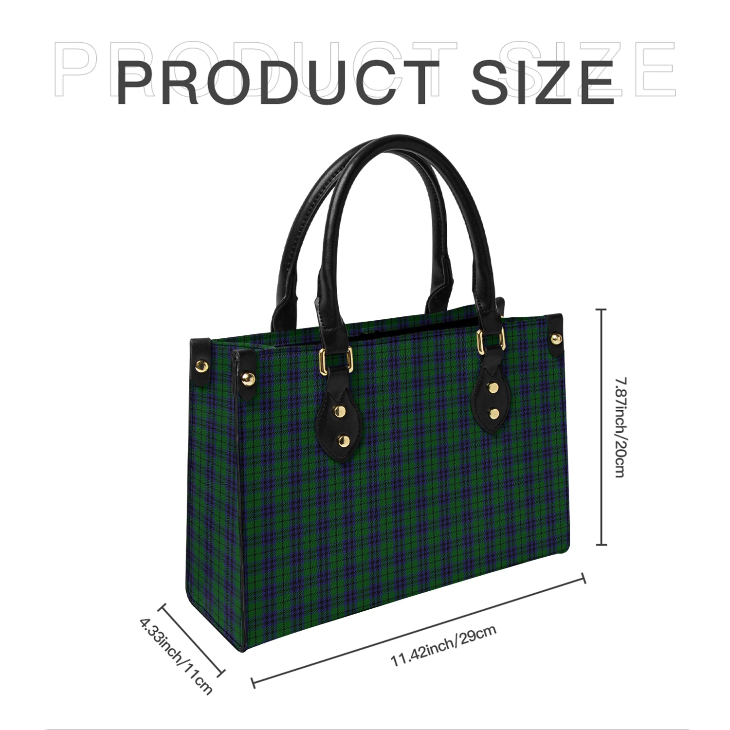 Austin Tartan Leather Bag - Tartanvibesclothing