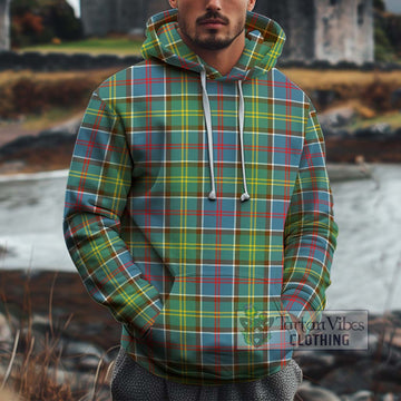 Ayrshire District Tartan Cotton Hoodie Zip Hoodie - Tartan Vibes Clothing