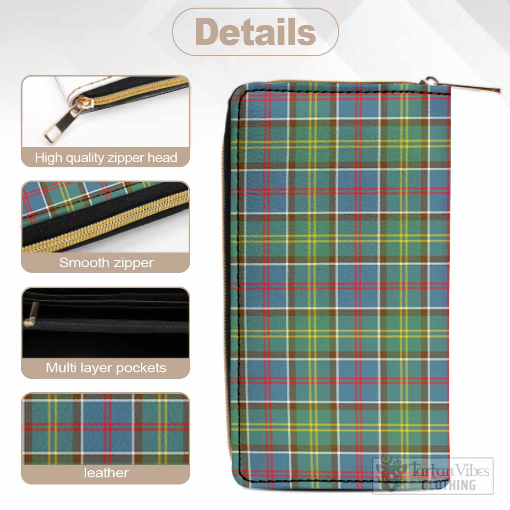 Ayrshire District Tartan Women's Leather Wallet - Tartan Vibes Clothing