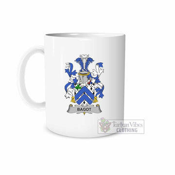 Bagot Irish Clan Coat of Arms Ceramic Mug