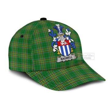 Bagwell Irish Clan Tartan Classic Cap with Coat of Arms