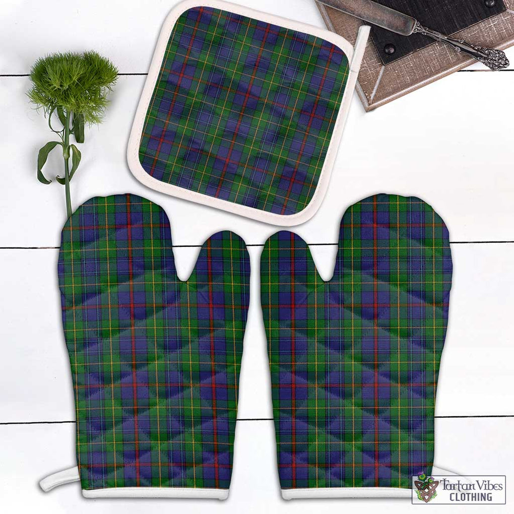 Bailey Tartan Combo Oven Mitt & Pot-Holder White - Tartan Vibes Clothing