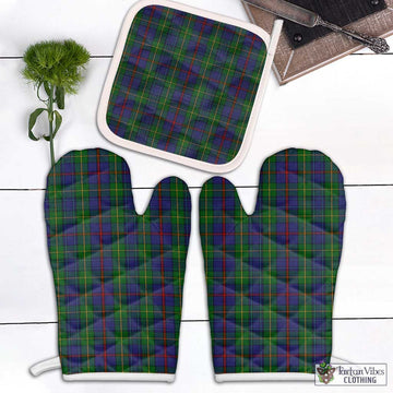 Bailey Tartan Combo Oven Mitt & Pot-Holder White - Tartan Vibes Clothing