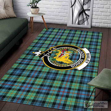 Bailey Ancient Tartan Area Rug with Family Crest