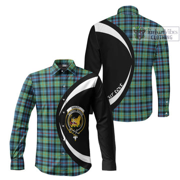 Bailey Ancient Tartan Long Sleeve Button Up with Family Crest Circle Style