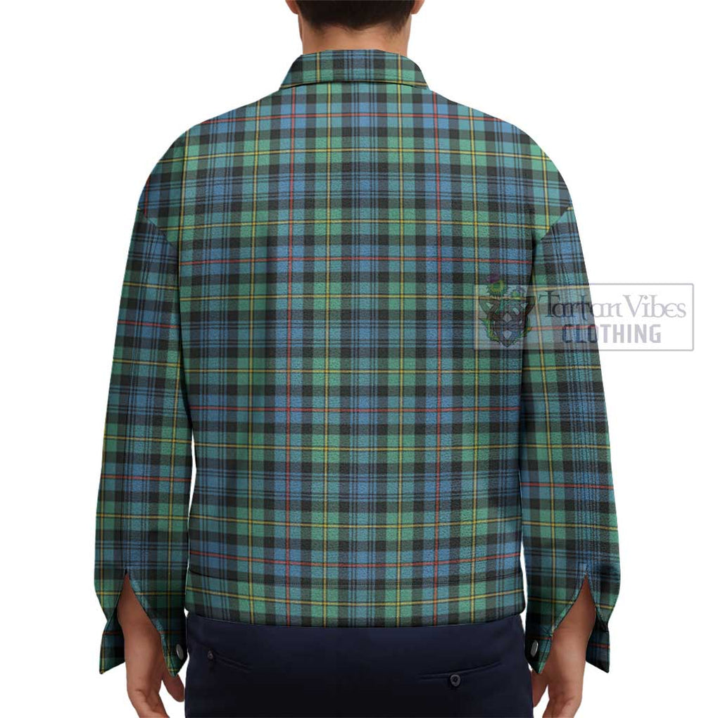 Bailey Ancient Tartan Unisex Lapel Cotton Jacket - Tartan Vibes Clothing
