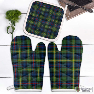 Bailey Modern Tartan Combo Oven Mitt & Pot-Holder White - Tartan Vibes Clothing