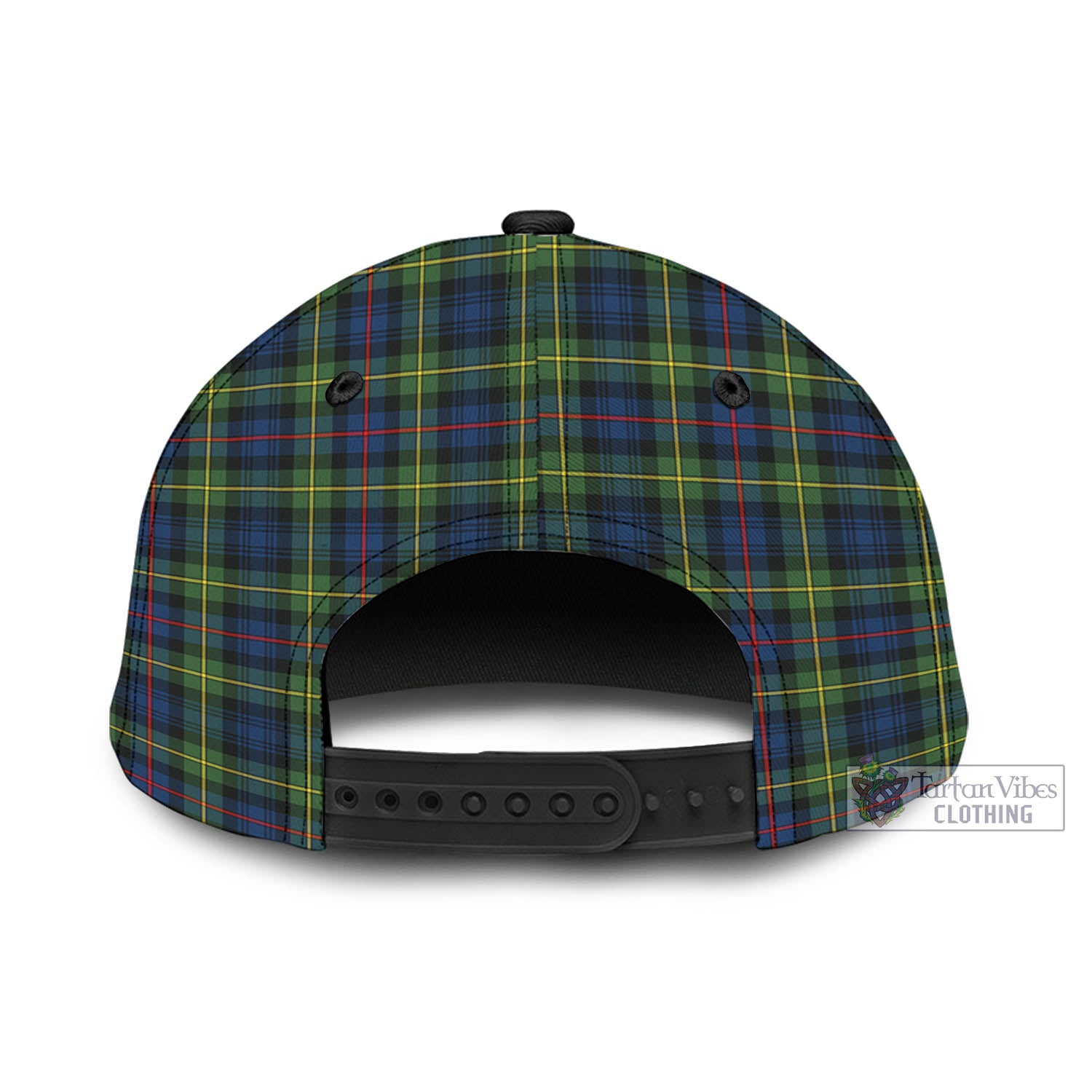 Tartan Vibes Clothing Bailey Modern Tartan Classic Cap with Family Crest In Me Style