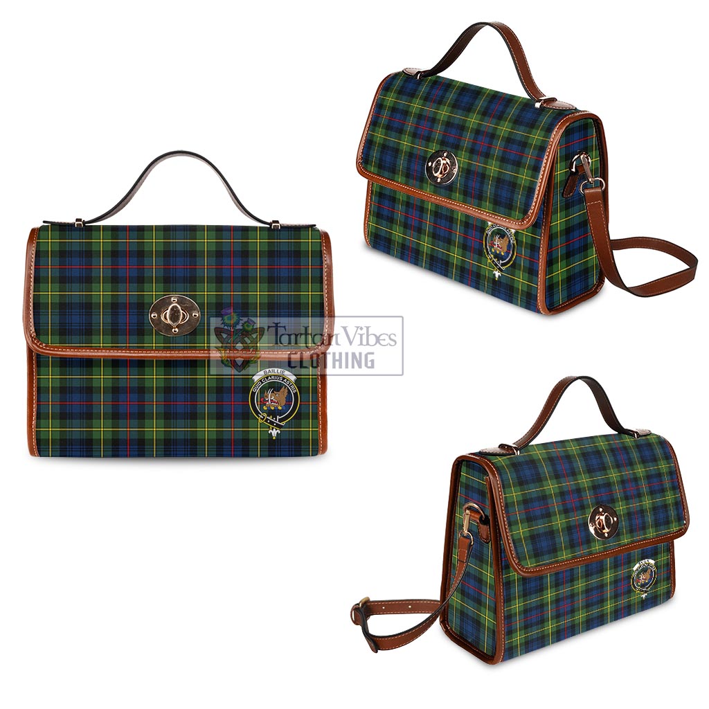 Baillie (Bailey) Tartan Waterproof Canvas Bag with Family Crest - Tartan Vibes Clothing