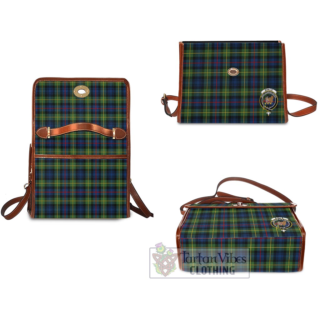 Baillie (Bailey) Tartan Waterproof Canvas Bag with Family Crest - Tartan Vibes Clothing