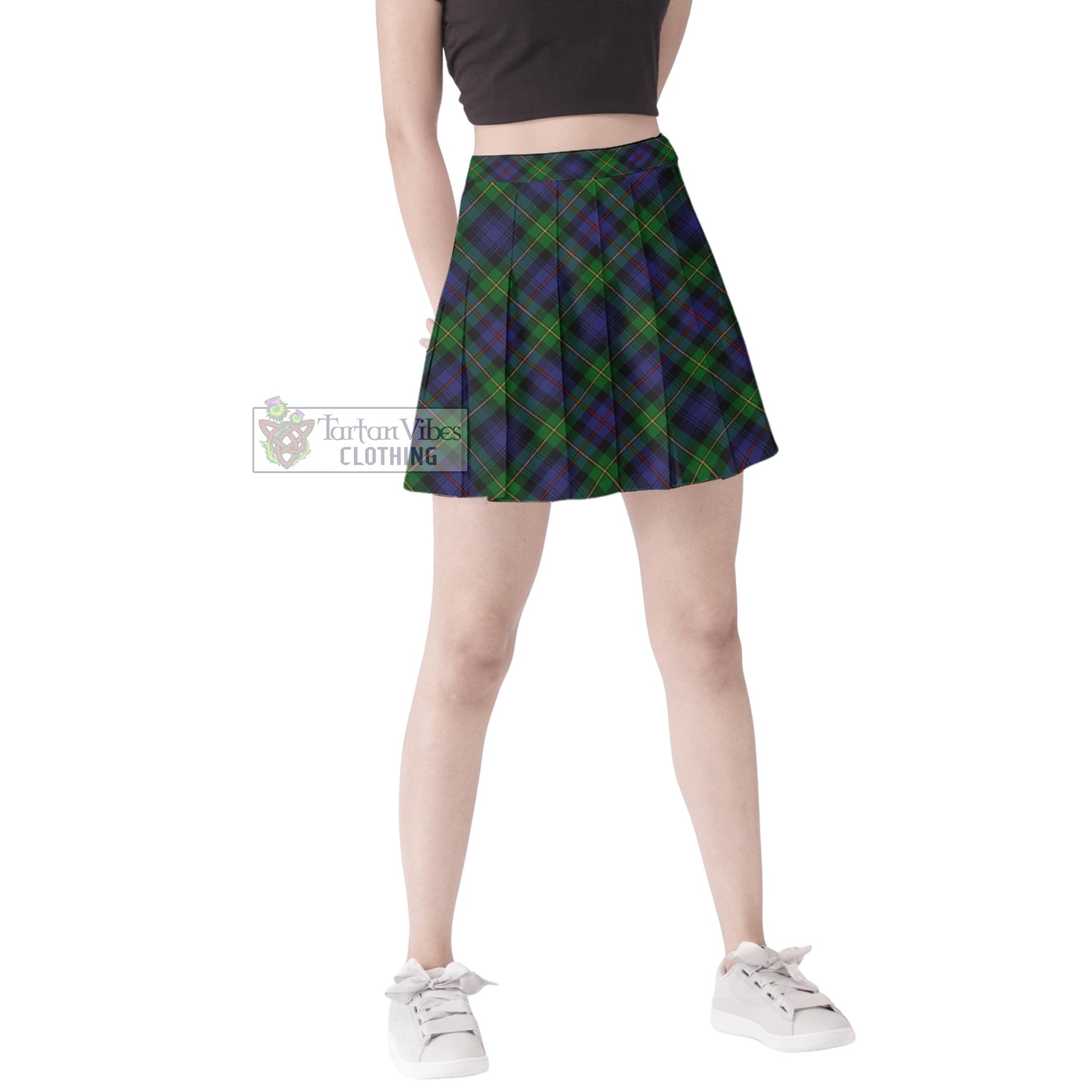 Tartan Vibes Clothing Baillie Tartan Women's Plated Mini Skirt