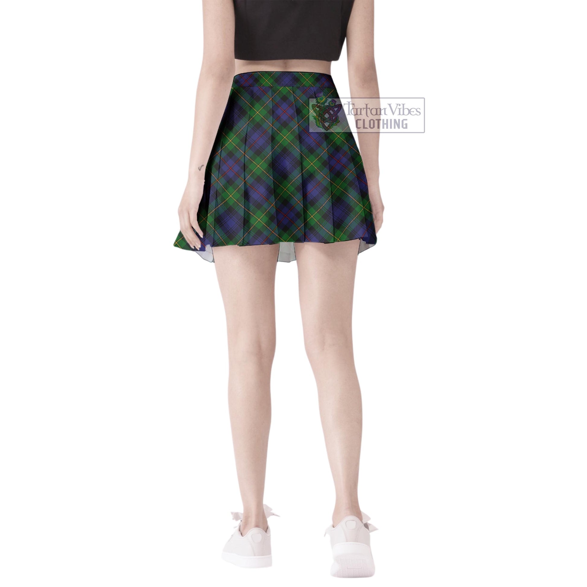 Tartan Vibes Clothing Baillie Tartan Women's Plated Mini Skirt