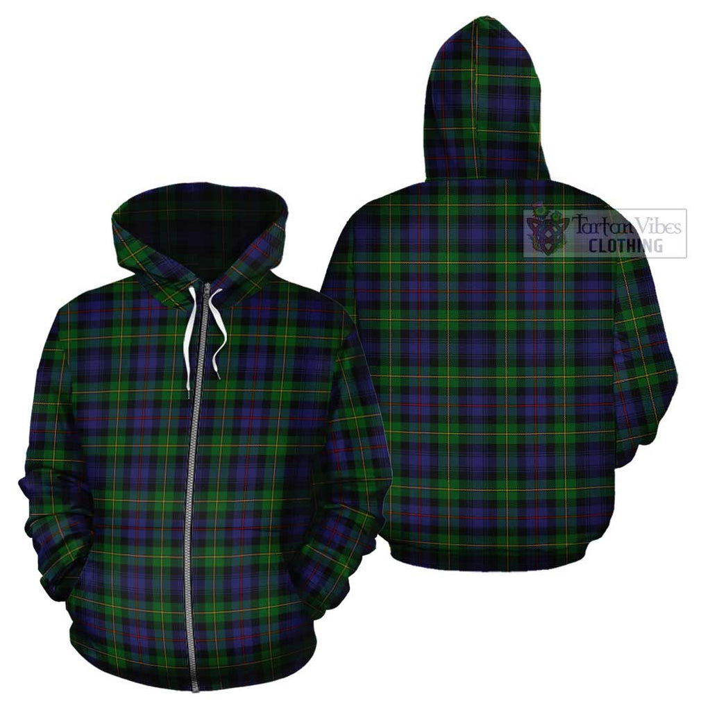 Baillie Tartan Cotton Hoodie Zip Hoodie - Tartan Vibes Clothing