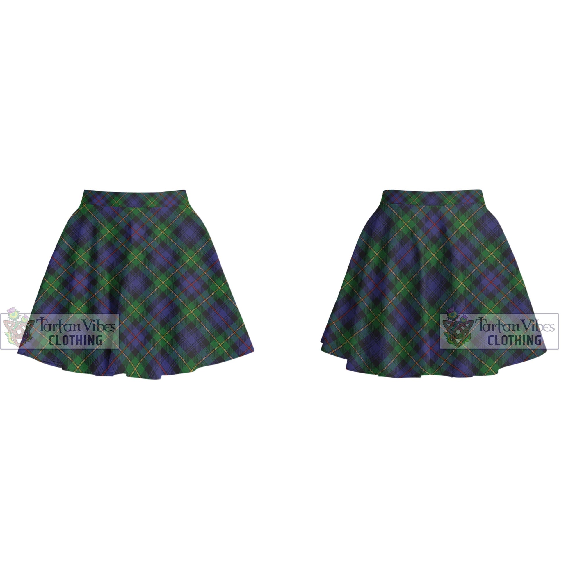 Tartan Vibes Clothing Baillie Tartan Women's Plated Mini Skirt