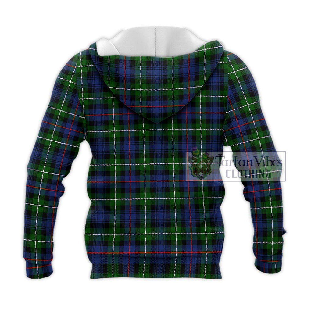 Baillie Tartan Knitted Hoodie with Family Crest DNA In Me Style - Tartanvibesclothing Shop