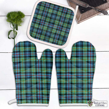 Baillie Ancient Tartan Combo Oven Mitt & Pot-Holder White - Tartan Vibes Clothing