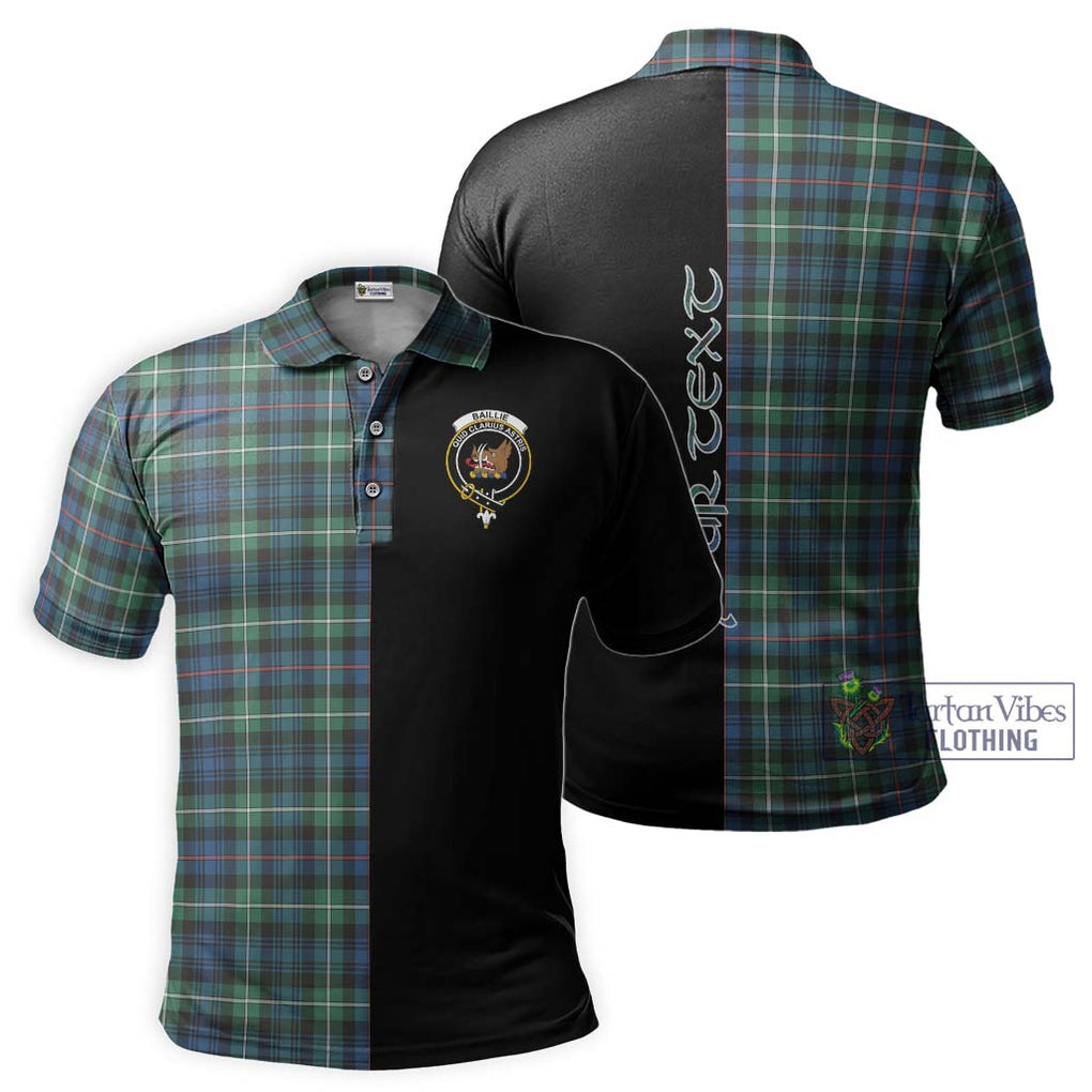 Baillie Ancient Tartan Polo Shirt with Family Crest and Half Of Me Style Kid - Tartanvibesclothing Shop