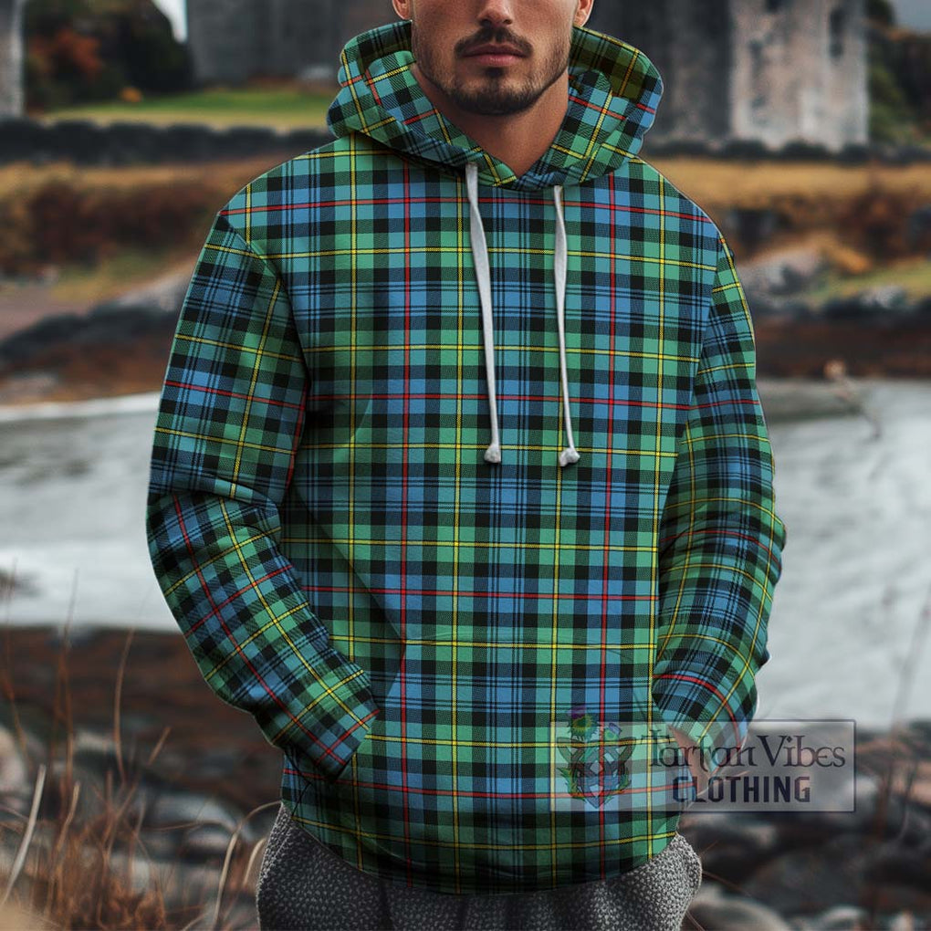 Baillie Ancient Tartan Cotton Hoodie Pullover Hoodie XS - Tartan Vibes Clothing