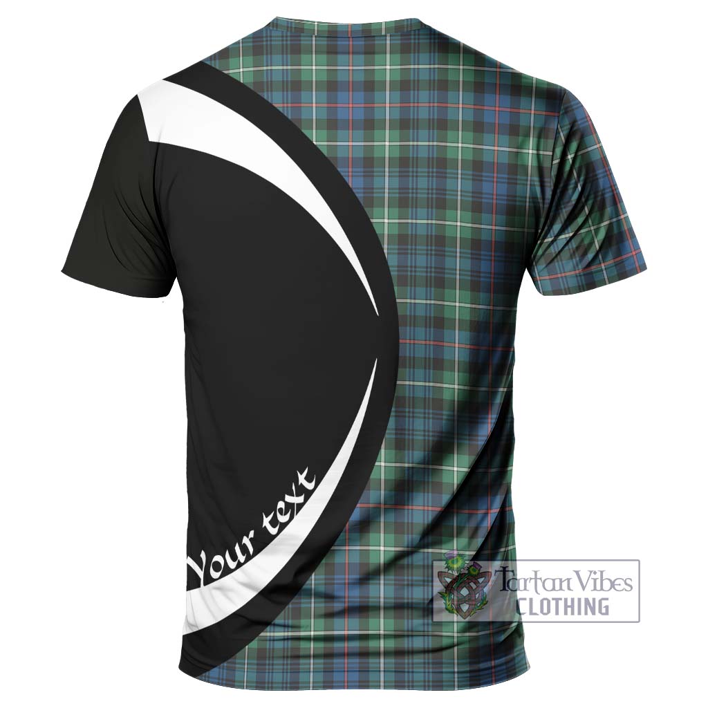 Tartan Vibes Clothing Baillie Ancient Tartan T-Shirt with Family Crest Circle Style