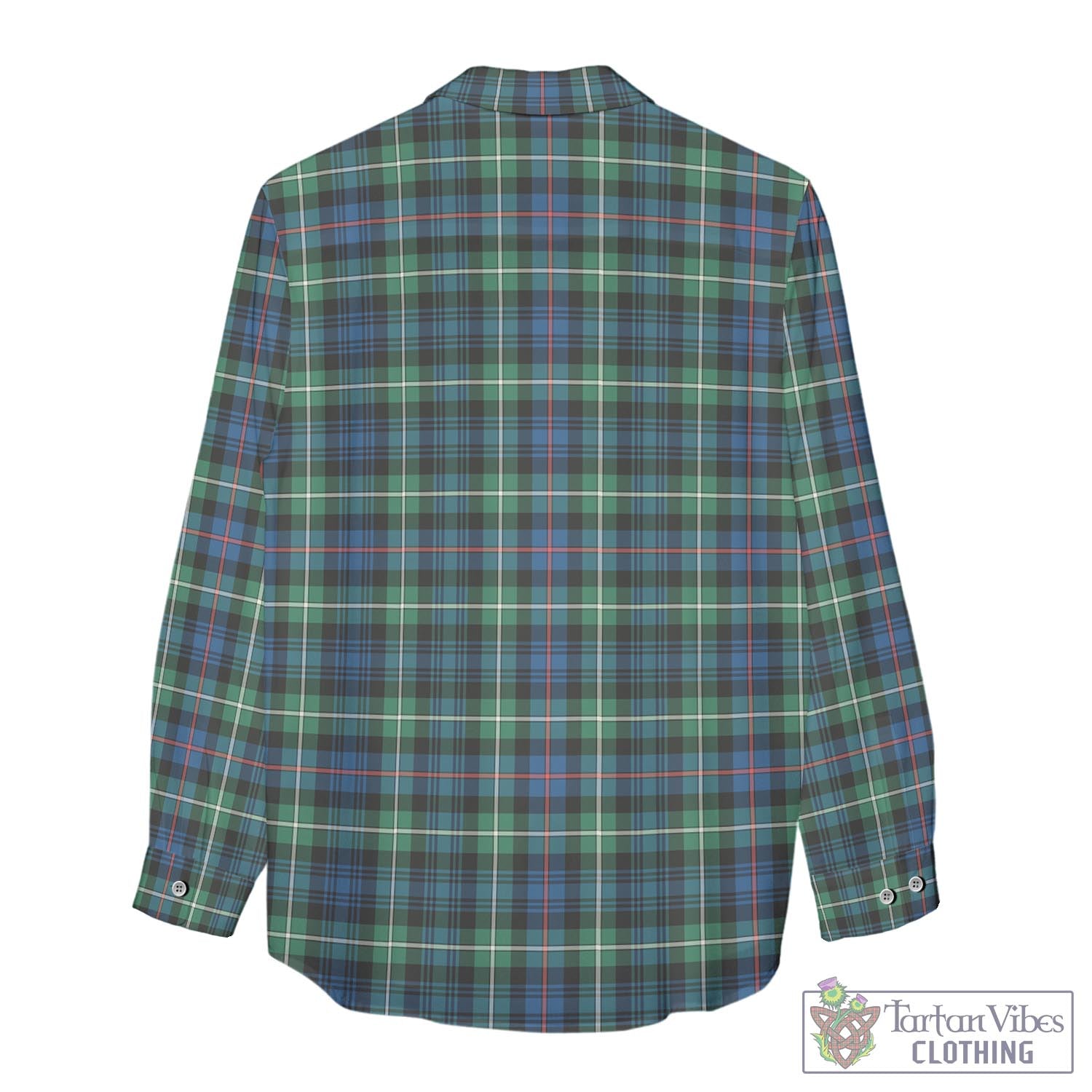 Baillie Ancient Tartan Womens Casual Shirt with Family Crest