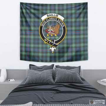 Baillie Ancient Tartan Tapestry Wall Hanging and Home Decor for Room with Family Crest - Tartan Vibes Clothing