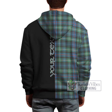 Baillie Ancient Tartan Hoodie with Family Crest and Half Of Me Style