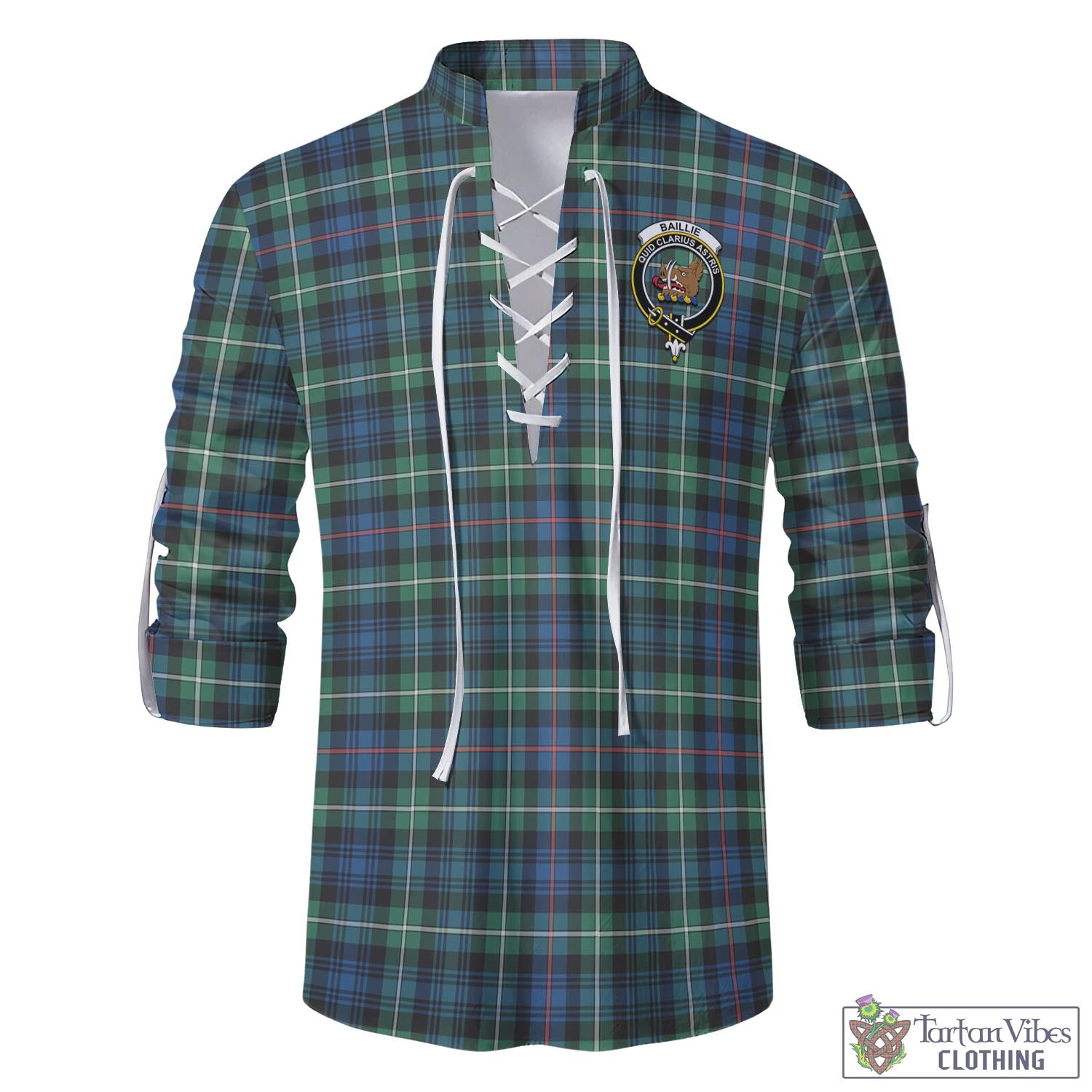 Baillie Ancient Tartan Men's Scottish Traditional Jacobite Ghillie Kil