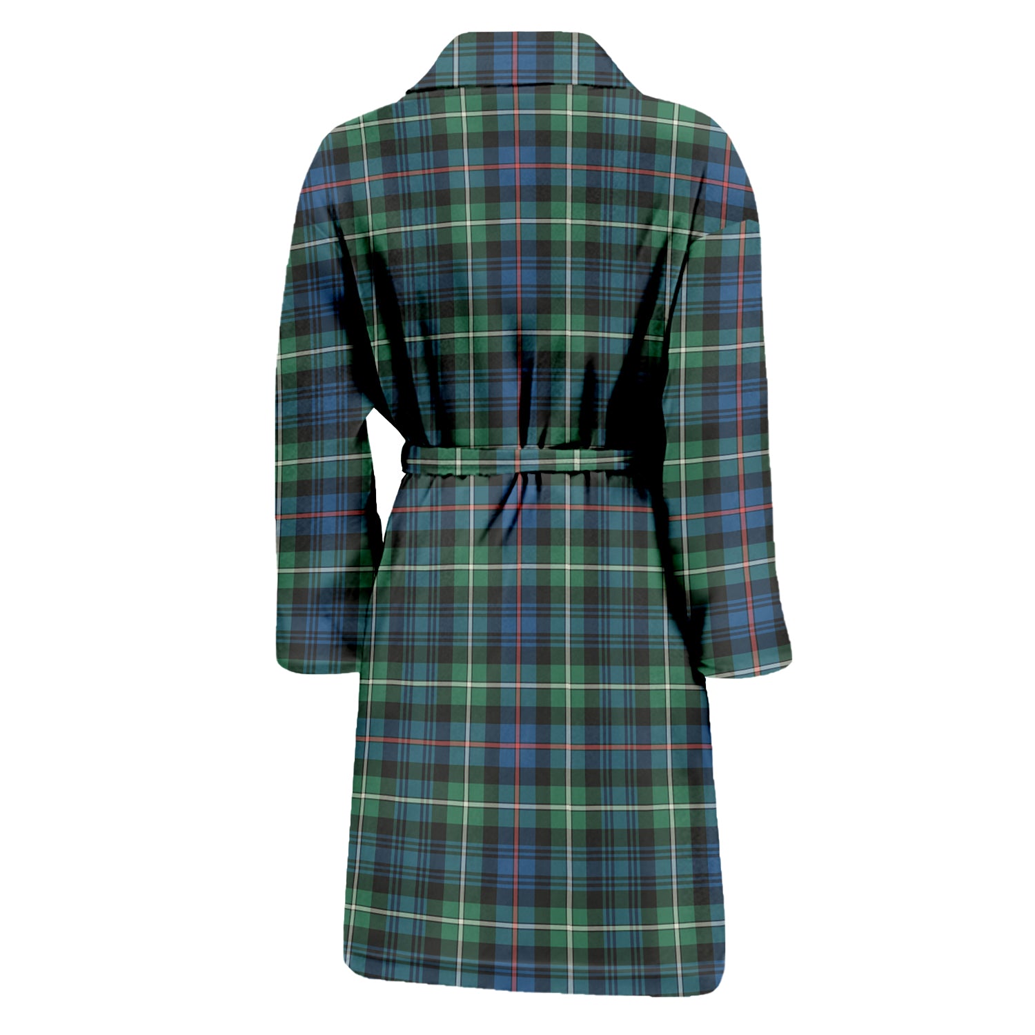 Baillie Ancient Tartan Bathrobe with Family Crest - Tartan Vibes Clothing