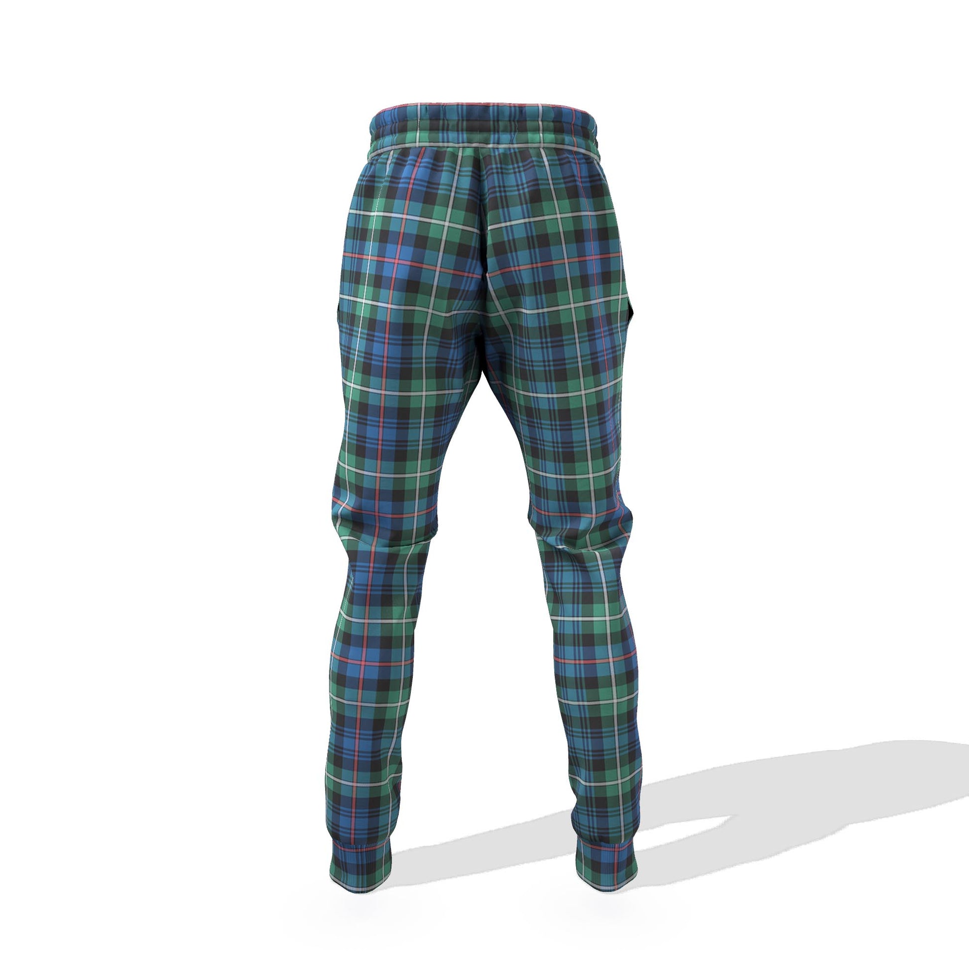 Baillie Ancient Tartan Joggers Pants with Family Crest - Tartanvibesclothing