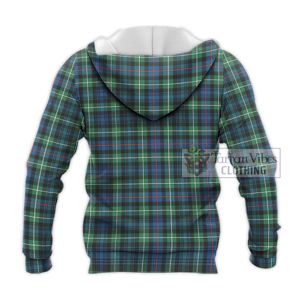 Baillie Ancient Tartan Knitted Hoodie with Family Crest DNA In Me Style - Tartanvibesclothing Shop