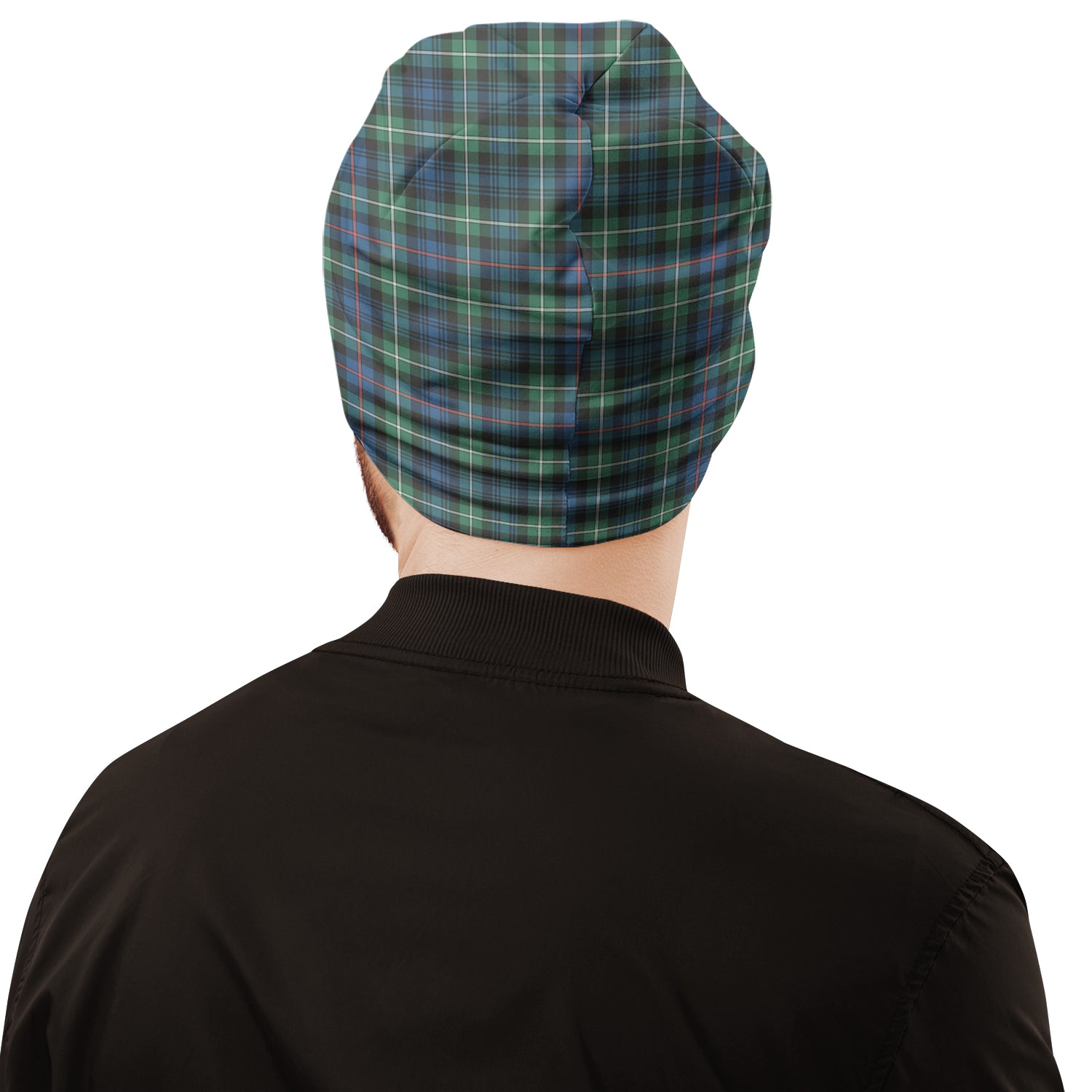 Baillie Ancient Tartan Beanies Hat with Family Crest - Tartan Vibes Clothing